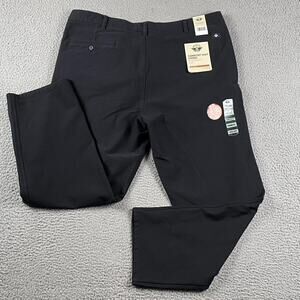 Dockers Smart 360 Knit Comfort Knit Chino Straight Fit Men's 40x30 Black New